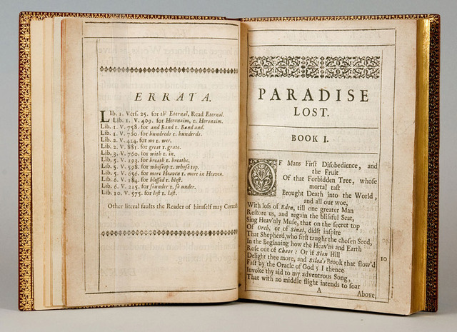 John Milton begins Paradise Lost