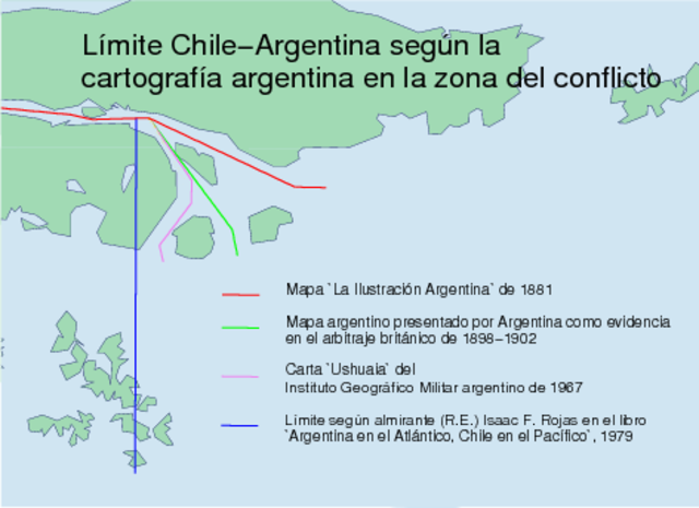Conflicto con Chile sobre el Canal de Beagle
