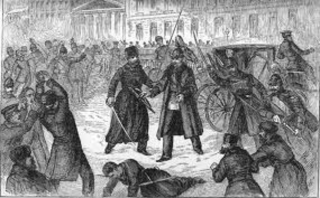 The assassination of Alexander II