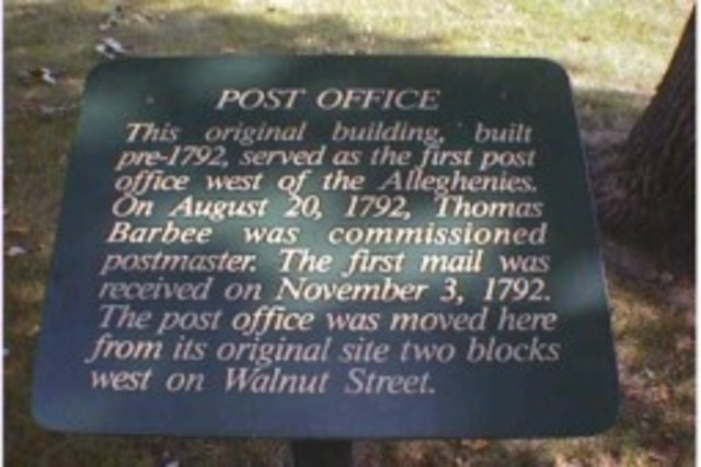 United States Post Office Established