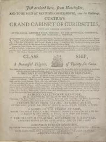 Newspaper are first published in London