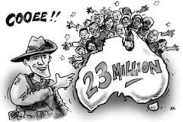 Australian population reaches 23 million