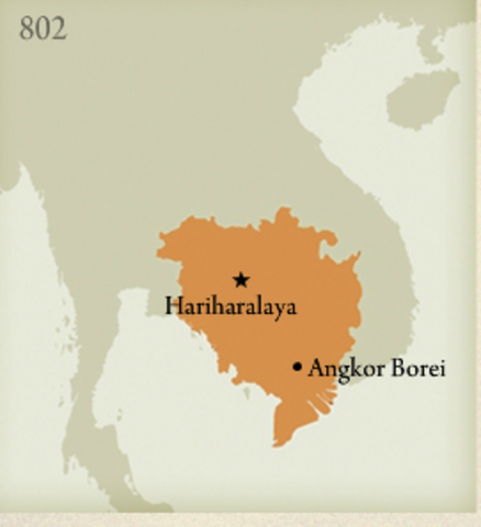 Reign of the founder of the Khmer Empire