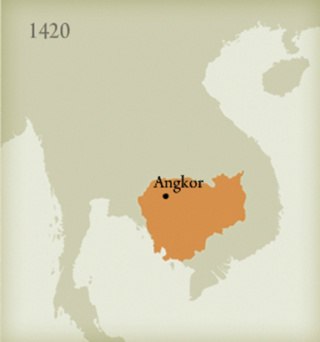 The end of the Khmer Empire
