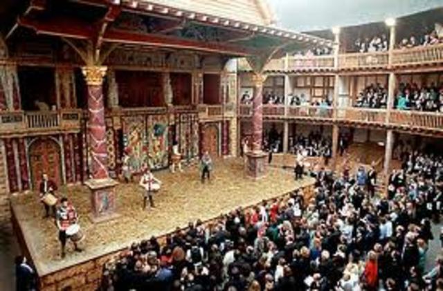 The Globe Theater is built in London