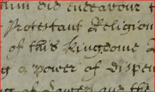 English Bill of Rights Issued