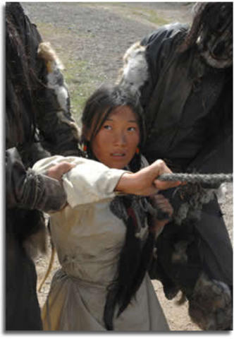 Borte, Temujin’s wife, is kidnapped.