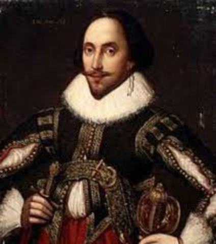 William Shakespeare, the Bard of Avon, is born
