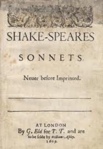 Shakespeare's sonnets are published