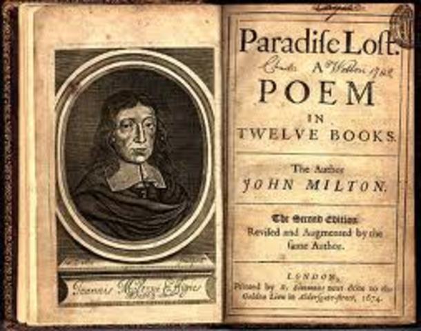 John Milton begins 'Paradise Lost'
