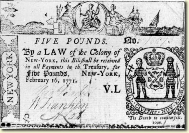 The Currency Act of 1764