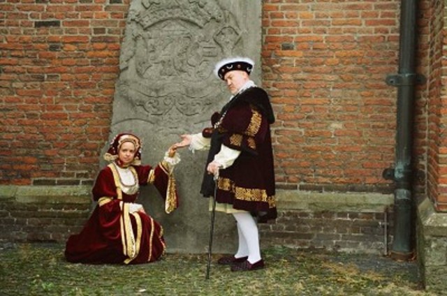 King Henry VIII and Anna of Kleef (cleeves) marry