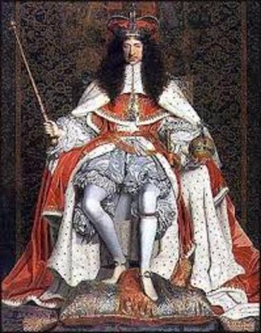 The Commonwealth ends and Charles II is restored to the throne