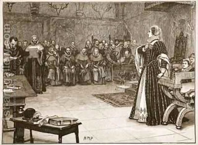 Mary Queen of Scots Goes on trial