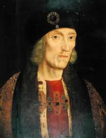 With the Supremacy Act, Henry VII proclaims himself head of Church of England