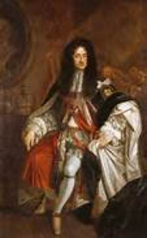monarchy is restored with Charles II