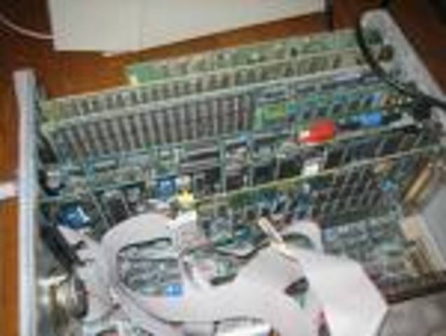 The first computer hard disk used