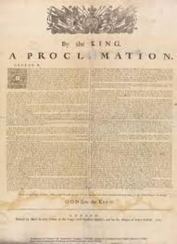 Proclaimation of 1763