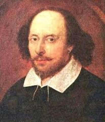 William Shakespeare, the Bard of Avon, is born
