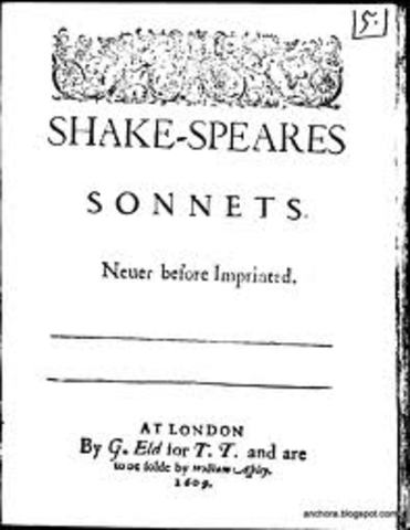 Shakespeare’s sonnets are published
