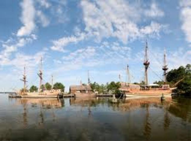 First permanent English settlement in North America is established at Jamestown, Virginia