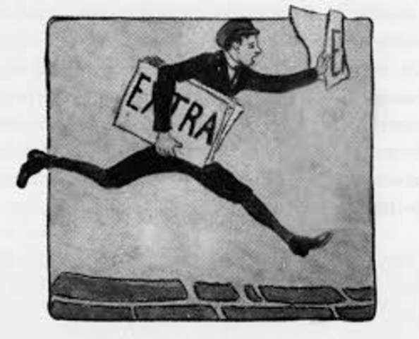 Newspapers are first published in London