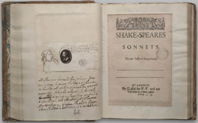 Shakespeare's sonnets are published