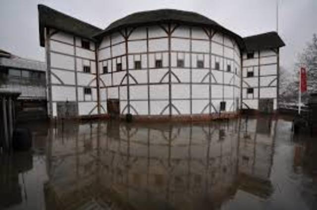 Globe Theatre is built in London