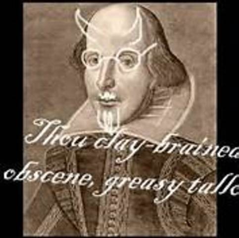 William Shakespeare, the Bard of Avon, is born