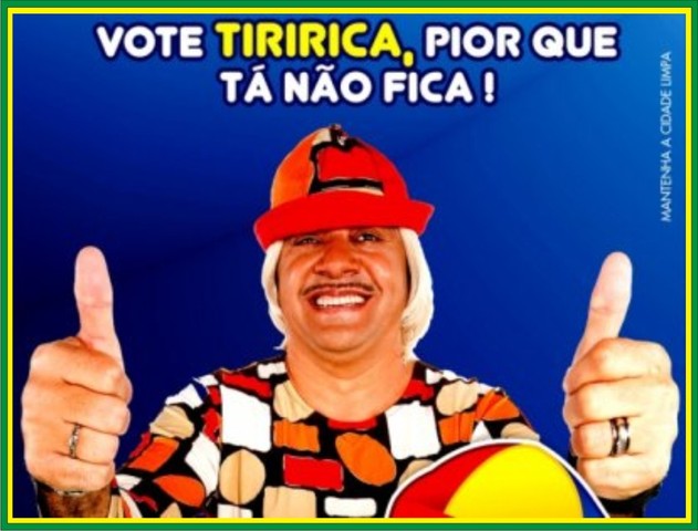 O palhaço da política