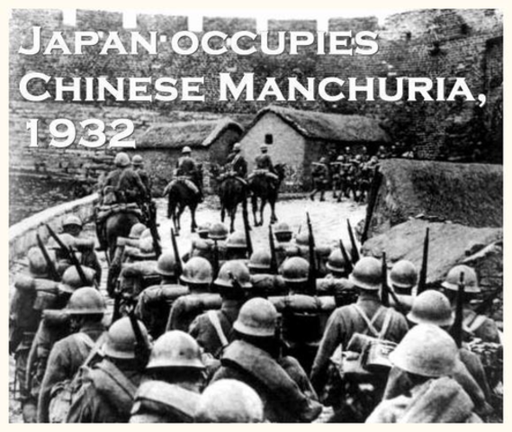 Japan invaded Manchuria