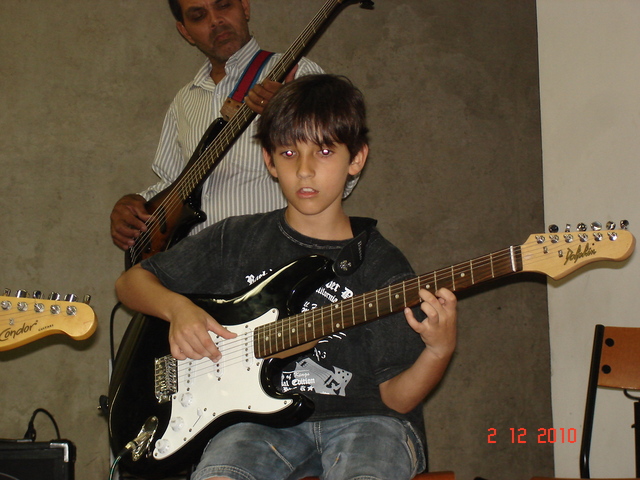 Apresentação de guitarra