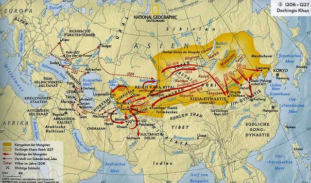 The Death of Genghis Khan