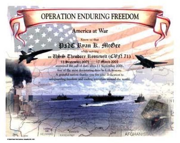 Operation Freedom Ends