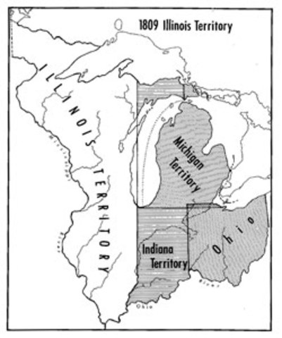 Illinois Territory Formed