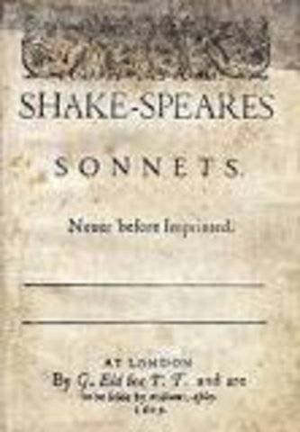 Shakespeare's sonnets are published