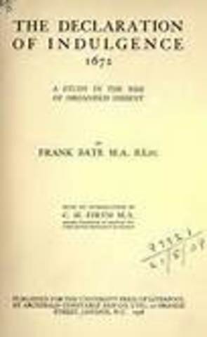 Proclamation of the Declaration of Indulgence