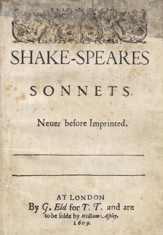 Shakespeare's Sonnets are Published