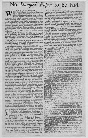 Stamp act of 1765
