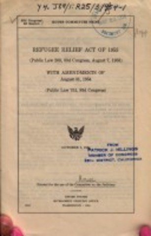 Refugee Relief Act
