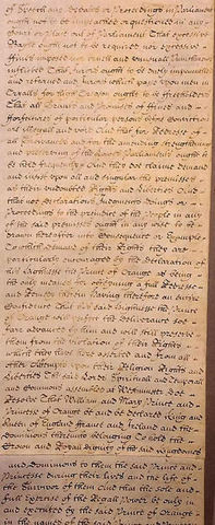 English Bill of Rights is adopted