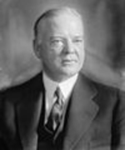 Herbert Hoover Elected To Office