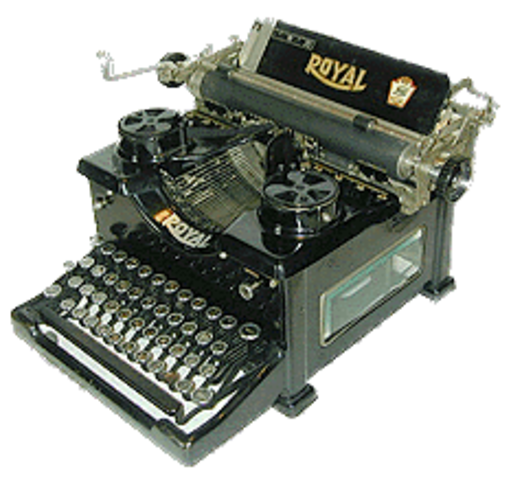 first typewriter