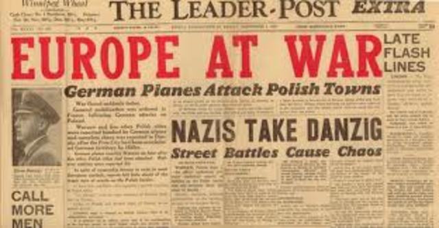World War II begins