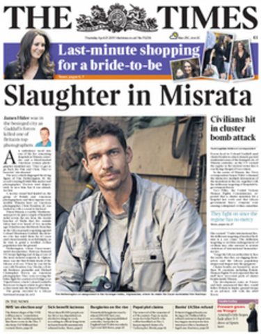 L - Newspapers are first published in London