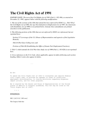 Title VII of the Civil Rights Act