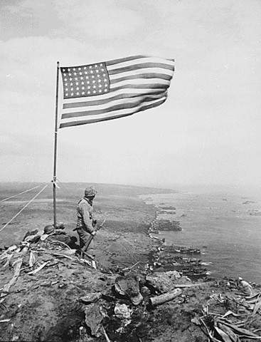 US raises its flag on Mount Sabitchi