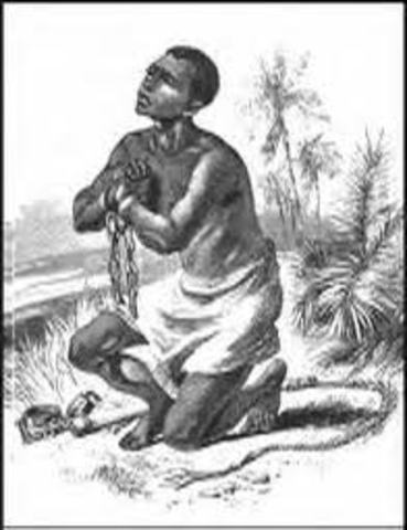 Begining of black slaves
