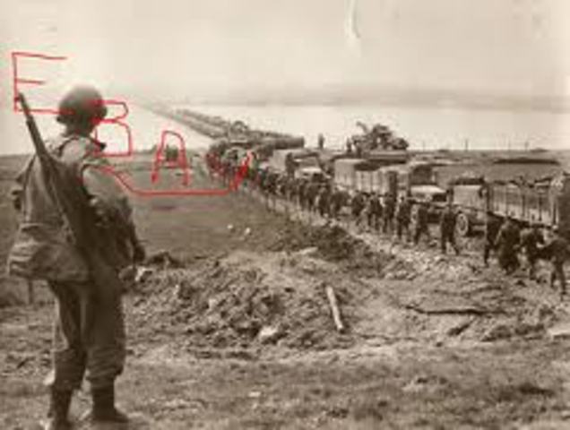 American troops crossed the Rhine River