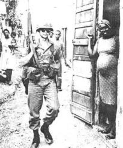 U.S. Marines sent to Dominican Republic to fight Communism